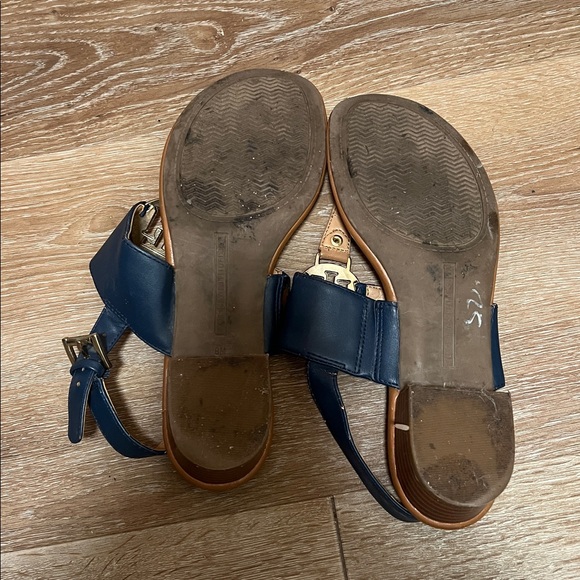 Tommy Hilfiger Blue and Brown Sandals - Picture 4 of 8